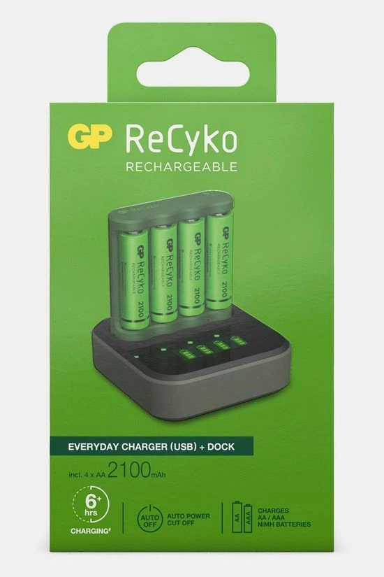 GP BATTERIES ISB Battery Charger B421 4 X Recyko AA 2100 Mah Do 5 GP BATTERIES ISB Battery Charger B421 4 X Recyko AA 2100 Mah Do - Image 5