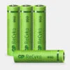 GP BATTERIES AAA Rechargeable Nimh 950 Mah Recyko 1,2V 4 Stuks Batterij