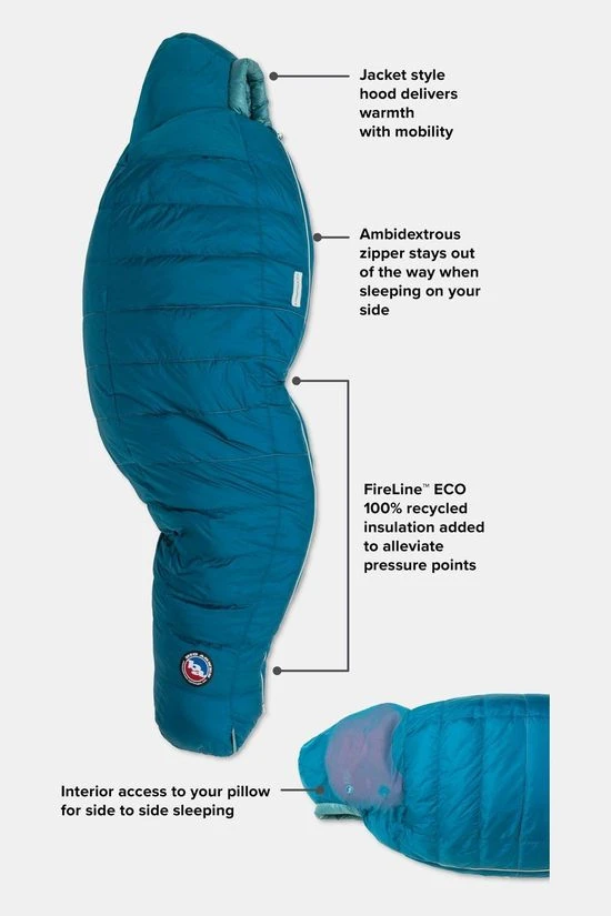 Big Agnes Sidewinder SL 20F Women's Regular Slaapzak 4 Big Agnes Sidewinder SL 20F Women's Regular Slaapzak - Image 4