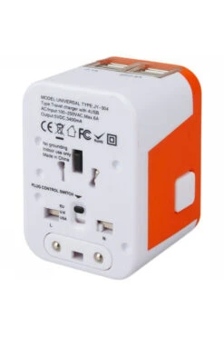 Travel Adapter 2.0 Wereldstekker -NL Kampeeruitrusting Verkoop 2024 ocalc70001 2610 04 nl